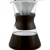 Accessories GROSCHE Portland Pour Over Coffee Maker Brown Sleeve Permanent Stainless Steel Filter 1000ml