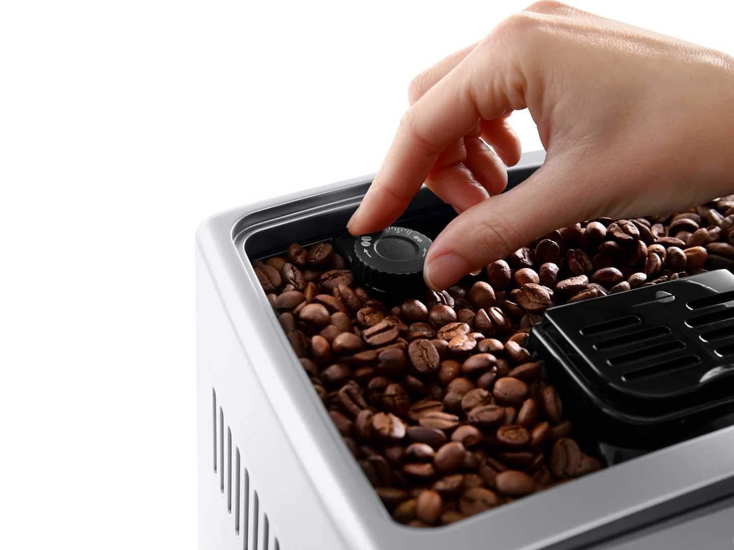 Delonghi Coffee Machines Delonghi Dinamica ECAM35025SB Automatic Coffee & Espresso Machine With Iced Coffee + Adjustable Milk Frother – Silver 4 Delonghi Coffee Machines Delonghi Dinamica ECAM35025SB Automatic Coffee & Espresso Machine With Iced Coffee + Adjustable Milk Frother – Silver