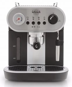 Gaggia Coffee Machines Gaggia Carezza Deluxe Semiautomatic Espresso Machine Home Semi Automatic