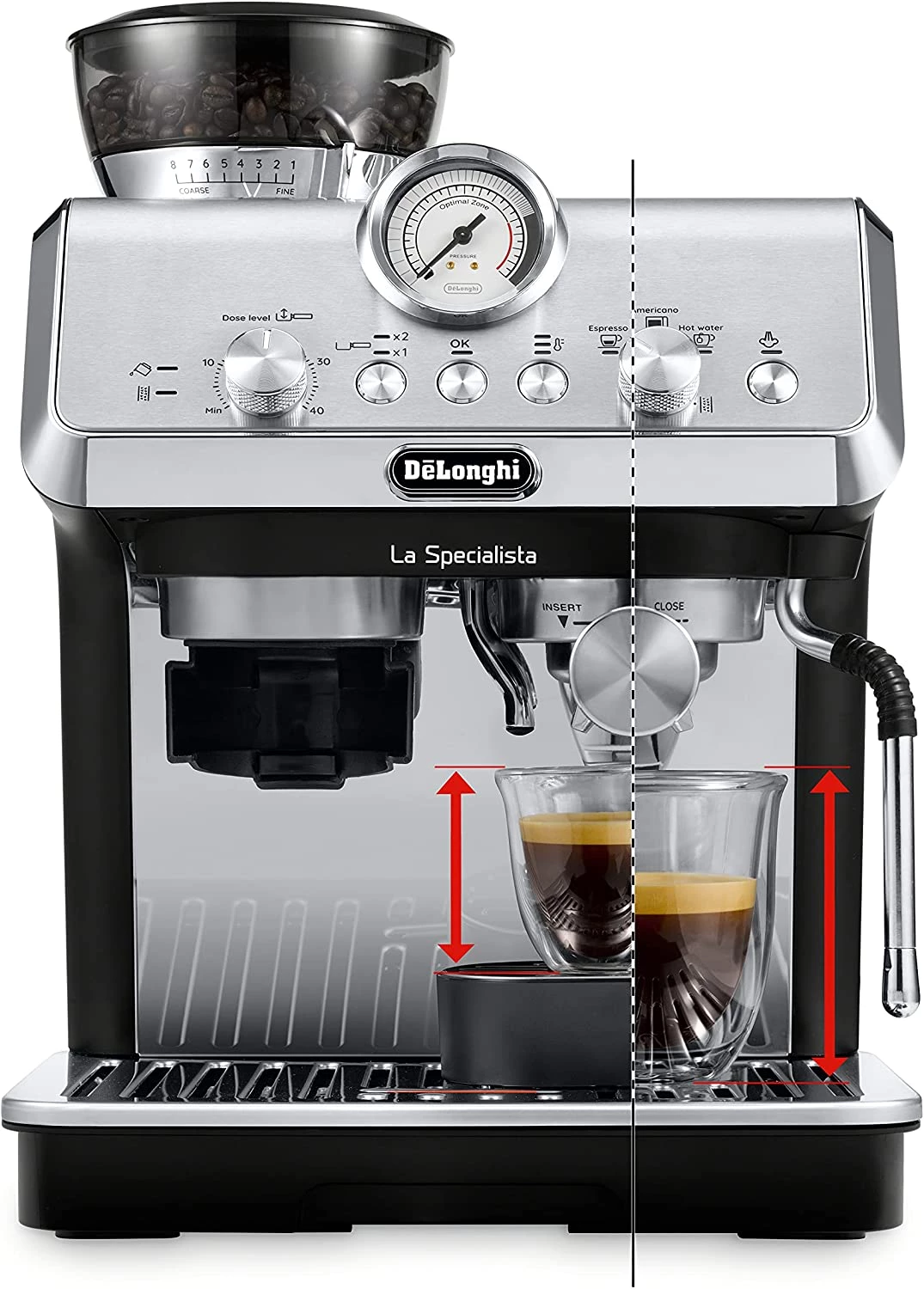Delonghi Coffee Machines La Specialista Arte Espresso Machine (EC9155MB) Home Semi Automatic 4 Delonghi Coffee Machines La Specialista Arte Espresso Machine (EC9155MB) Home Semi Automatic
