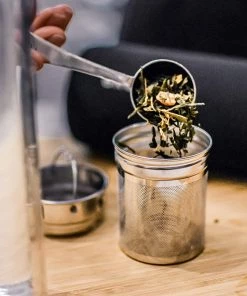 Grosche Accessories Glass Tea Infuser COPENHAGEN - Saturn 450 Ml / 15.2 Fl. Oz