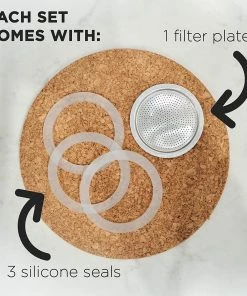 Grosche Milano 6/9 Cup Filter & Silicone Seals 12 Grosche Milano 6/9 Cup Filter & Silicone Seals