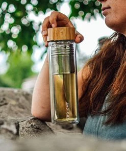 Grosche Accessories Glass Tea Infuser COPENHAGEN - Saturn 450 Ml / 15.2 Fl. Oz