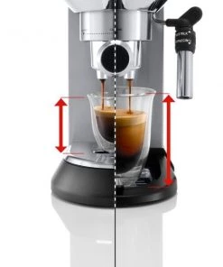 Delonghi Coffee Machines DeLonghi Dedica Deluxe Silver - EC685M Home Semi Automatic