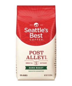 Espresso Dolce Coffee Coffee/Tea Seattle's Best Coffee Post Alley Blend Dark Roast WHOLE BEAN 340gr (6 Pack)