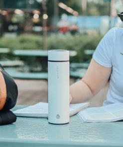 Grosche Accessories Travel Tea Infuser CHICAGO White 450 Ml / 15.2 Fl. Oz