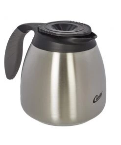Curtis Machines Wilbur Curtis 64oz ThermoPro Stainless Steel Steel Lined Pourpot With Brew-Thru Lid Commercial Super Automatic