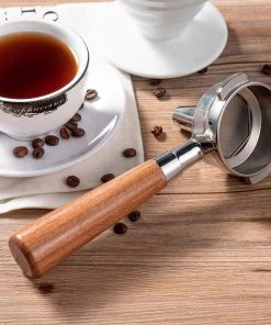Accessories Accessories 58 Mm Portafilter W/rosewood Handle, Double Basket, And Double Spout