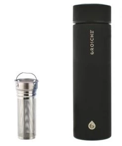 Grosche Travel Tea Infuser CHICAGO Black 450 Ml / 15.2 Fl. Oz Accessories