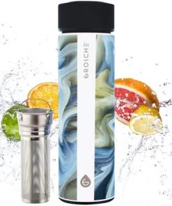 Grosche Travel Tea Infuser CHICAGO Saturn 450 Ml / 15.2 Fl. Oz