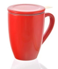 Accessories GROSCHE Kassel Infuser Tea Mug Red 330ml Coffee/Tea