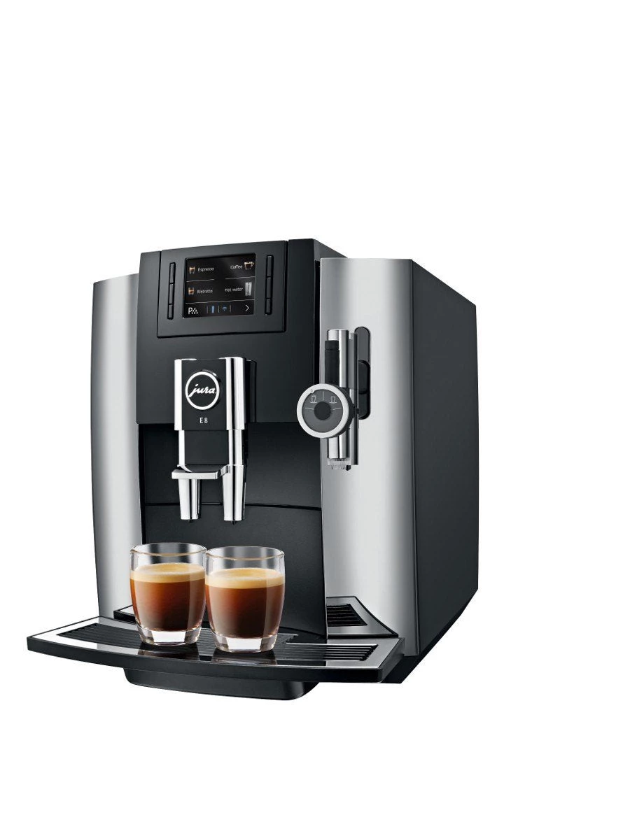 Jura Home Machines Jura E8 Chrome Super Automatic Coffee Machine Home Super Automatic 3 Jura Home Machines Jura E8 Chrome Super Automatic Coffee Machine Home Super Automatic