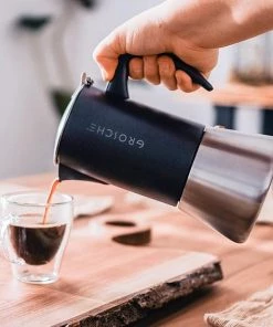 Grosche MILANO Steel Black Stovetop Espresso Maker Accessories