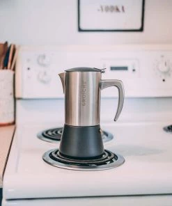 Grosche MILANO Steel Black Stovetop Espresso Maker Accessories