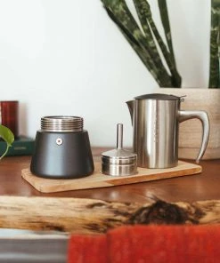 Grosche MILANO Steel Black Stovetop Espresso Maker Accessories