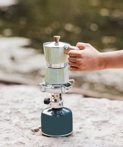 Grosche MILANO STONE Stovetop Espresso Maker - Mint Green