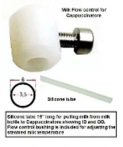 EspressDolce Coffee Machines Saeco Parts - 149360400 Silicone Tube For Cappuccinatore