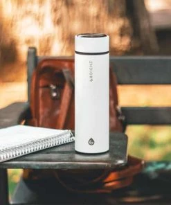 Grosche Accessories Travel Tea Infuser CHICAGO White 450 Ml / 15.2 Fl. Oz