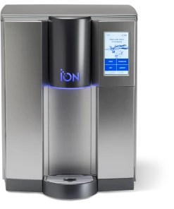 EspressDolce Coffee Machines ION 400 Hot Cold Sparkling Filtered Water Dispenser Titanium W/Charco Water Dispensers