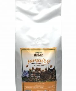 Espresso Dolce Coffee Organic Sumatra Coffee Beans 2lb Coffee/Tea