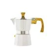 Grosche MILANO Stovetop Espresso Maker - White 9 Cup