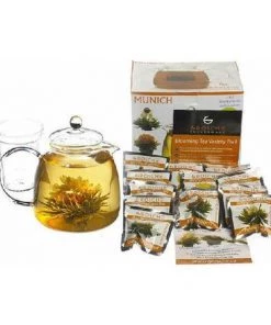 Accessories Coffee/Tea GORSCHE Munich Teapot With Infuser And Blooming Tea 12 Gift Pack