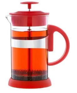 Accessories French Press: GROSCHE Zurich - Red, 1000ml/34 Fl. Oz/8 Cup Coffee/Tea